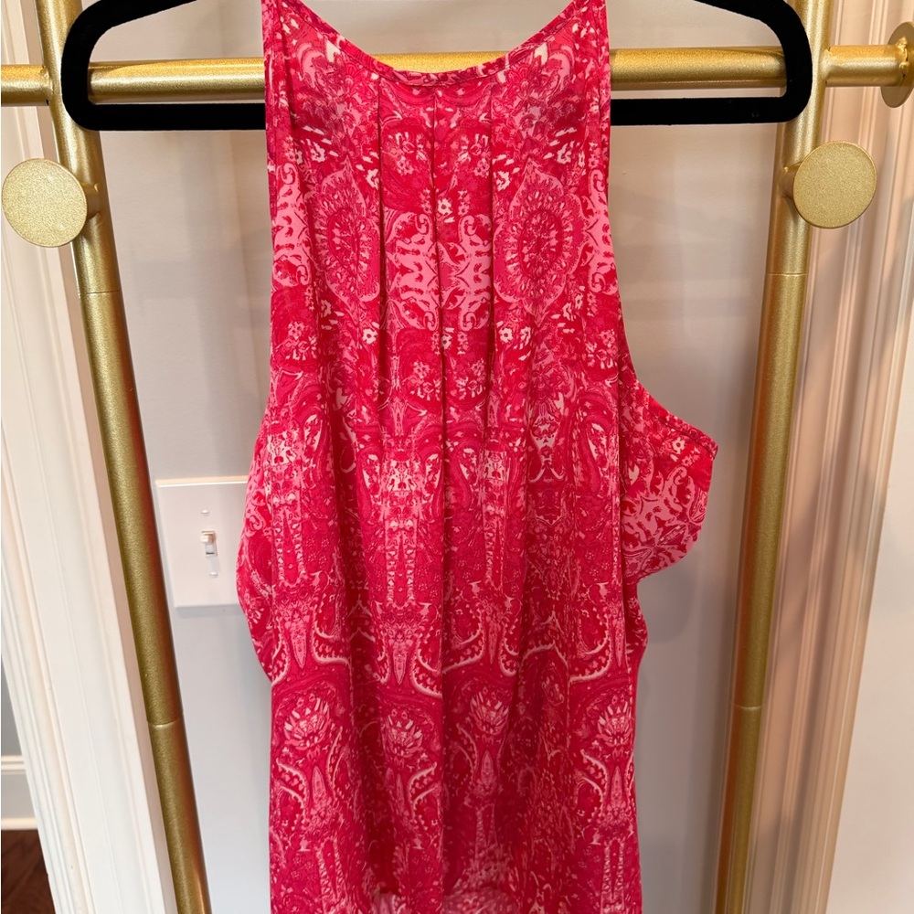 Vibrant Pink Sleeveless Top